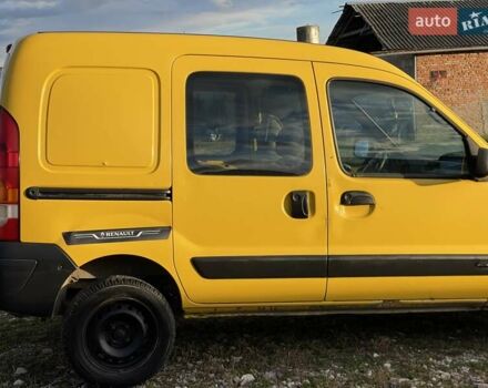Желтый Рено Кенгу, объемом двигателя 1.46 л и пробегом 486 тыс. км за 2650 $, фото 13 на Automoto.ua