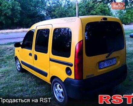 Желтый Рено Кенгу, объемом двигателя 1.46 л и пробегом 100 тыс. км за 3300 $, фото 5 на Automoto.ua