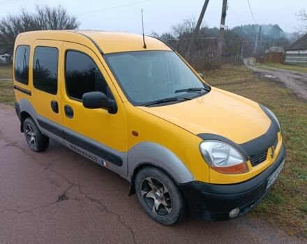 Желтый Рено Кенгу, объемом двигателя 1.5 л и пробегом 220 тыс. км за 2850 $, фото 1 на Automoto.ua