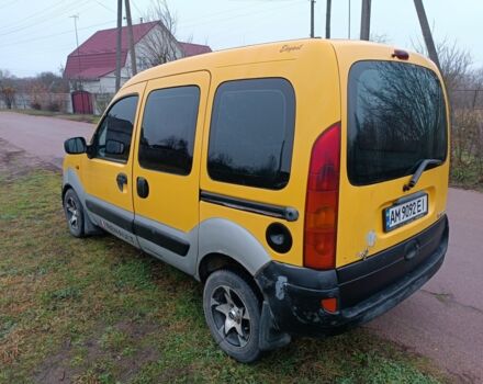 Желтый Рено Кенгу, объемом двигателя 1.5 л и пробегом 220 тыс. км за 2850 $, фото 3 на Automoto.ua