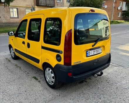 Желтый Рено Кенгу, объемом двигателя 1.5 л и пробегом 289 тыс. км за 4000 $, фото 1 на Automoto.ua