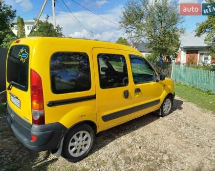 Желтый Рено Кенгу, объемом двигателя 1.5 л и пробегом 220 тыс. км за 3899 $, фото 5 на Automoto.ua