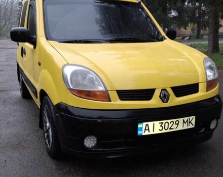 Желтый Рено Кенгу, объемом двигателя 1.5 л и пробегом 210 тыс. км за 3300 $, фото 1 на Automoto.ua