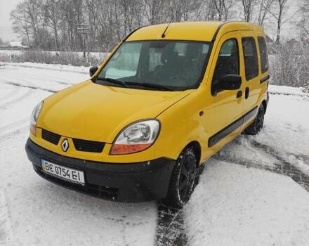 Желтый Рено Кенгу, объемом двигателя 1.46 л и пробегом 240 тыс. км за 2800 $, фото 1 на Automoto.ua