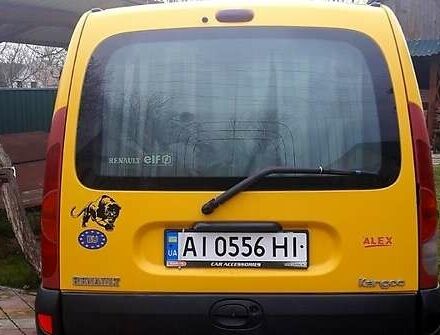 Желтый Рено Кенгу, объемом двигателя 1.9 л и пробегом 258 тыс. км за 3300 $, фото 3 на Automoto.ua