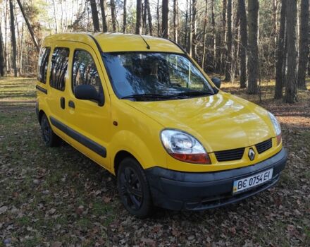 Желтый Рено Кенгу, объемом двигателя 1.5 л и пробегом 244 тыс. км за 2900 $, фото 1 на Automoto.ua