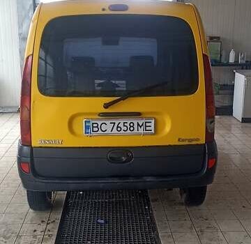 Желтый Рено Кенгу, объемом двигателя 1.5 л и пробегом 240 тыс. км за 2700 $, фото 1 на Automoto.ua