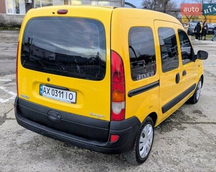 Желтый Рено Кенгу, объемом двигателя 1.46 л и пробегом 250 тыс. км за 2999 $, фото 9 на Automoto.ua