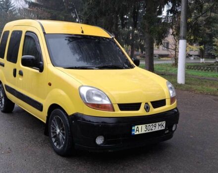 Желтый Рено Кенгу, объемом двигателя 1.5 л и пробегом 210 тыс. км за 3300 $, фото 7 на Automoto.ua
