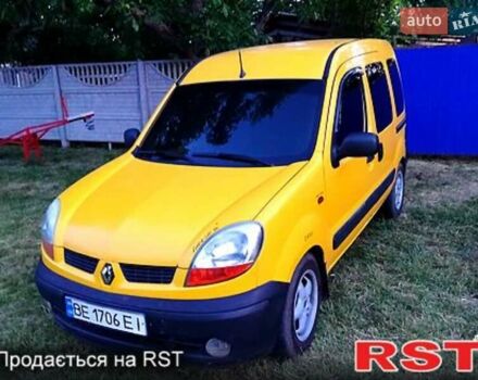 Желтый Рено Кенгу, объемом двигателя 1.46 л и пробегом 100 тыс. км за 3300 $, фото 6 на Automoto.ua