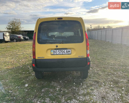 Рено Кенгу 2003 в Тернополе на Automoto.ua Желтый Рено Кенгу, объемом двигателя 1.46 л и пробегом 485 тыс. км за 2899 $, фото 14 на Automoto.ua