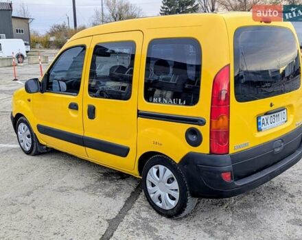 Желтый Рено Кенгу, объемом двигателя 1.46 л и пробегом 250 тыс. км за 2999 $, фото 6 на Automoto.ua