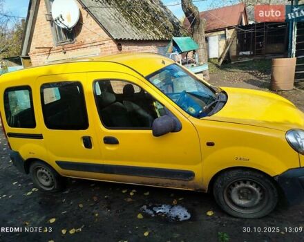 Желтый Рено Кенгу, объемом двигателя 1.5 л и пробегом 200 тыс. км за 2300 $, фото 8 на Automoto.ua