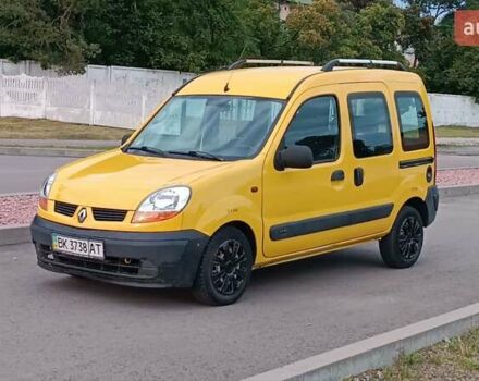 Желтый Рено Кенгу, объемом двигателя 1.5 л и пробегом 216 тыс. км за 3750 $, фото 6 на Automoto.ua
