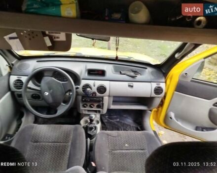 Желтый Рено Кенгу, объемом двигателя 1.5 л и пробегом 200 тыс. км за 2300 $, фото 10 на Automoto.ua
