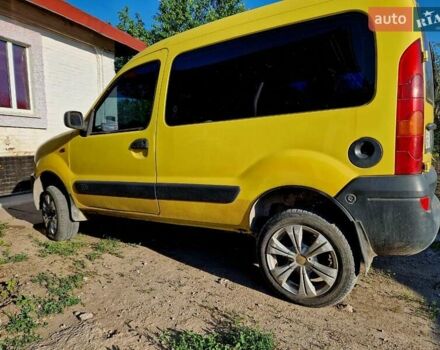 Желтый Рено Кенгу, объемом двигателя 1.9 л и пробегом 396 тыс. км за 4500 $, фото 2 на Automoto.ua