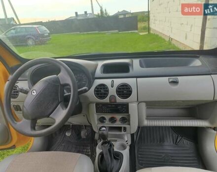 Желтый Рено Кенгу, объемом двигателя 1.46 л и пробегом 311 тыс. км за 2900 $, фото 13 на Automoto.ua