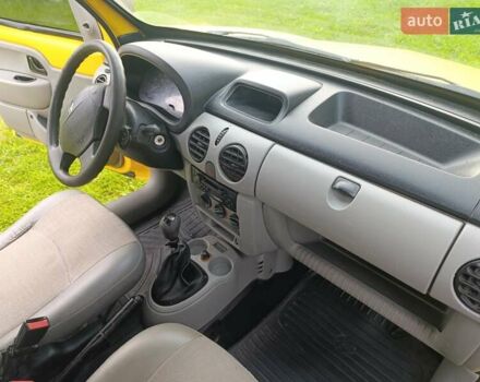 Желтый Рено Кенгу, объемом двигателя 1.46 л и пробегом 311 тыс. км за 2900 $, фото 10 на Automoto.ua