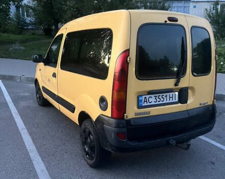 Жовтий Рено Кєнгу, об'ємом двигуна 1.5 л та пробігом 330 тис. км за 3350 $, фото 2 на Automoto.ua