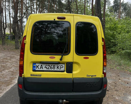 Желтый Рено Кенгу, объемом двигателя 1.9 л и пробегом 277 тыс. км за 4800 $, фото 4 на Automoto.ua