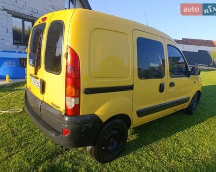 Желтый Рено Кенгу, объемом двигателя 1.46 л и пробегом 311 тыс. км за 2900 $, фото 6 на Automoto.ua