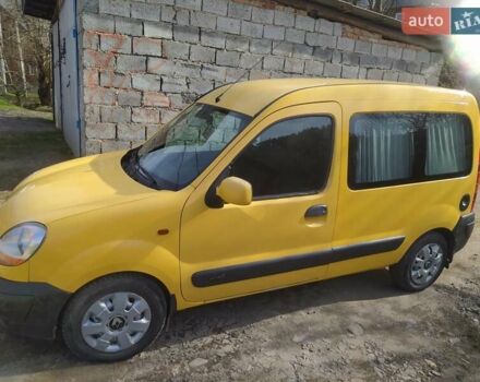Желтый Рено Кенгу, объемом двигателя 1.46 л и пробегом 120 тыс. км за 4200 $, фото 6 на Automoto.ua
