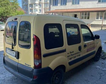 Желтый Рено Кенгу, объемом двигателя 1.46 л и пробегом 217 тыс. км за 2700 $, фото 5 на Automoto.ua