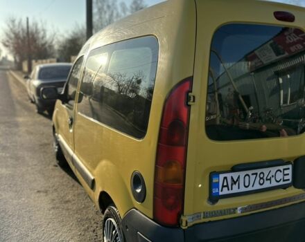 Желтый Рено Кенгу, объемом двигателя 1.5 л и пробегом 365 тыс. км за 3250 $, фото 9 на Automoto.ua