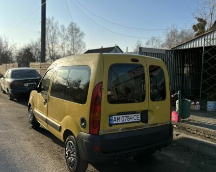 Желтый Рено Кенгу, объемом двигателя 1.5 л и пробегом 365 тыс. км за 3250 $, фото 6 на Automoto.ua