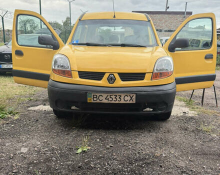 Желтый Рено Кенгу, объемом двигателя 1.46 л и пробегом 145 тыс. км за 3000 $, фото 1 на Automoto.ua