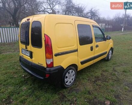 Желтый Рено Кенгу, объемом двигателя 1.5 л и пробегом 340 тыс. км за 3200 $, фото 4 на Automoto.ua