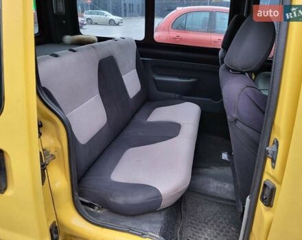 Желтый Рено Кенгу, объемом двигателя 1.5 л и пробегом 263 тыс. км за 5000 $, фото 7 на Automoto.ua