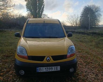 Желтый Рено Кенгу, объемом двигателя 1.46 л и пробегом 200 тыс. км за 3800 $, фото 3 на Automoto.ua