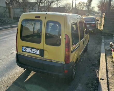 Желтый Рено Кенгу, объемом двигателя 1.5 л и пробегом 365 тыс. км за 3250 $, фото 5 на Automoto.ua