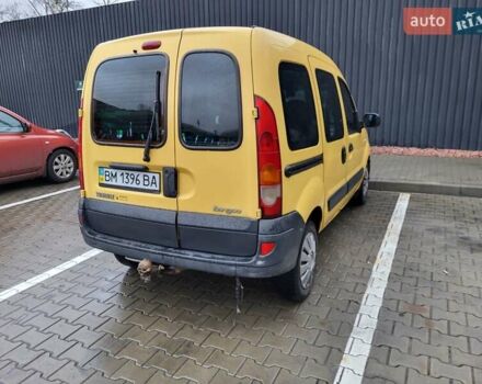 Желтый Рено Кенгу, объемом двигателя 1.5 л и пробегом 263 тыс. км за 5000 $, фото 4 на Automoto.ua