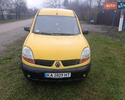 Желтый Рено Кенгу, объемом двигателя 1.5 л и пробегом 340 тыс. км за 3200 $, фото 7 на Automoto.ua