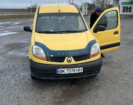Желтый Рено Кенгу, объемом двигателя 1.46 л и пробегом 267 тыс. км за 3850 $, фото 4 на Automoto.ua