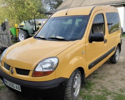 Желтый Рено Кенгу, объемом двигателя 1.5 л и пробегом 280 тыс. км за 4200 $, фото 2 на Automoto.ua