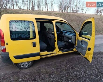 Желтый Рено Кенгу, объемом двигателя 1.5 л и пробегом 364 тыс. км за 3500 $, фото 7 на Automoto.ua