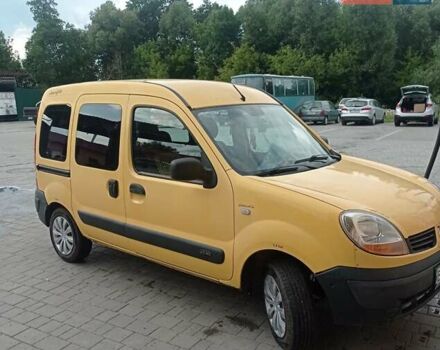 Желтый Рено Кенгу, объемом двигателя 1.46 л и пробегом 280 тыс. км за 4000 $, фото 7 на Automoto.ua