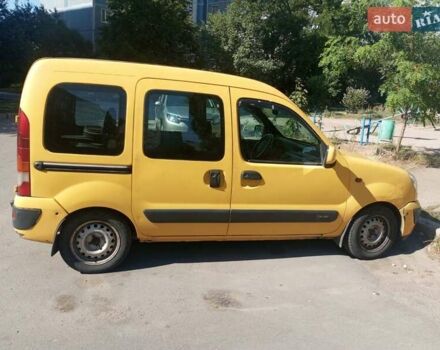 Желтый Рено Кенгу, объемом двигателя 1.5 л и пробегом 225 тыс. км за 3600 $, фото 2 на Automoto.ua