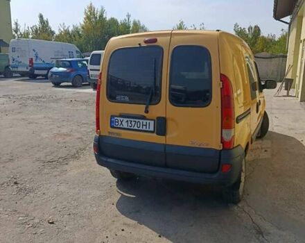 Желтый Рено Кенгу, объемом двигателя 1.5 л и пробегом 203 тыс. км за 3400 $, фото 1 на Automoto.ua