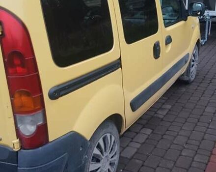 Желтый Рено Кенгу, объемом двигателя 1.5 л и пробегом 230 тыс. км за 4200 $, фото 3 на Automoto.ua