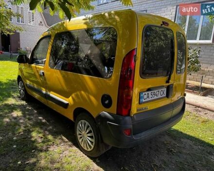 Желтый Рено Кенгу, объемом двигателя 1.46 л и пробегом 232 тыс. км за 4300 $, фото 7 на Automoto.ua