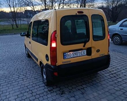 Желтый Рено Кенгу, объемом двигателя 1.46 л и пробегом 280 тыс. км за 3299 $, фото 3 на Automoto.ua