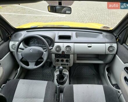 Желтый Рено Кенгу, объемом двигателя 1.46 л и пробегом 200 тыс. км за 3700 $, фото 13 на Automoto.ua