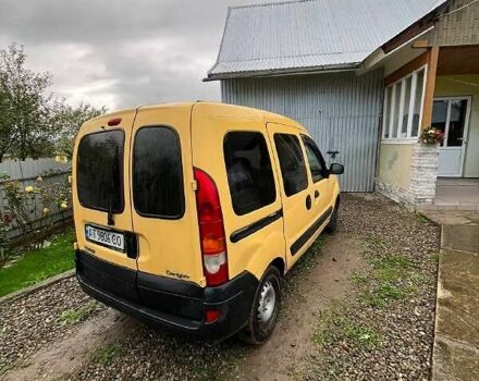 Желтый Рено Кенгу, объемом двигателя 1.46 л и пробегом 430 тыс. км за 2500 $, фото 3 на Automoto.ua