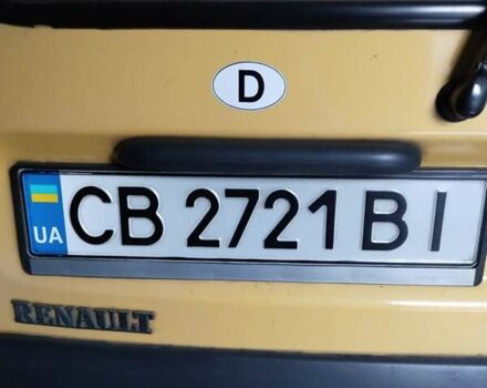 Желтый Рено Кенгу, объемом двигателя 1.5 л и пробегом 158 тыс. км за 4300 $, фото 3 на Automoto.ua