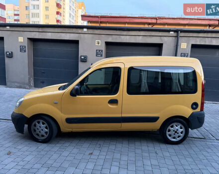 Рено Кєнгу 2007 у Каменце-Подольском на Automoto.ua Жовтий Рено Кєнгу, об'ємом двигуна 1.46 л та пробігом 325 тис. км за 3850 $, фото 2 на Automoto.ua