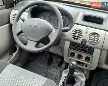 Желтый Рено Кенгу, объемом двигателя 1.46 л и пробегом 200 тыс. км за 3700 $, фото 12 на Automoto.ua